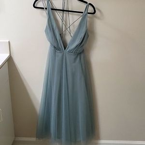 Teal Tulle dress